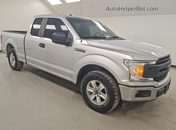 1FTEX1CB9JKG02972 2018 FORD F150 Silver Delantero derecho