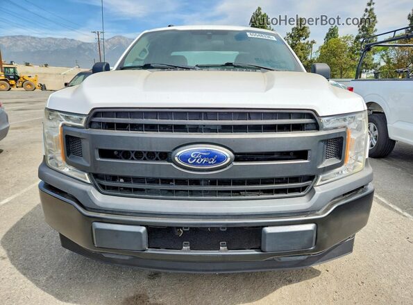 1FTEX1CB9KKD13334 2019 FORD F150 White წინა ხედი