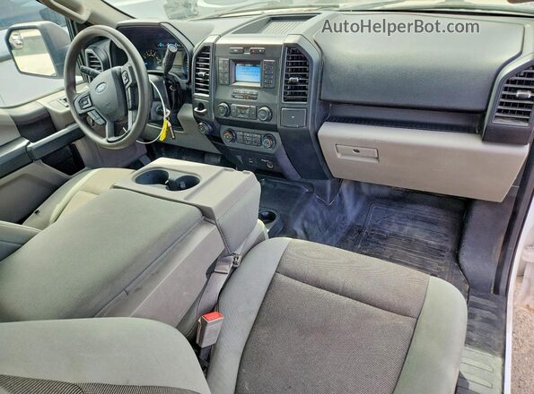 1FTEX1CB9KKD13334 2019 FORD F150 White წინა პანელის ხედი