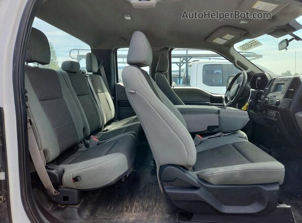 1FTEX1CB9KKD13334 2019 FORD F150 White უკანა სავარძლების ხედი