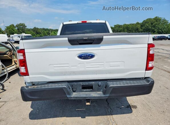 1FTEX1CB9NKE64484 2022 FORD F150 White Вид ззаду