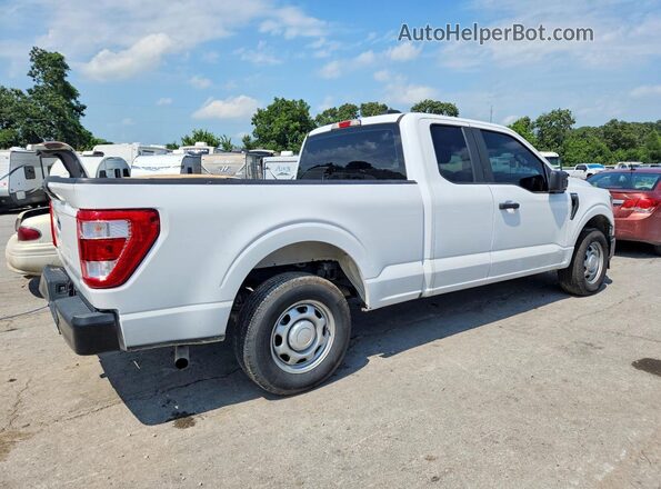 1FTEX1CB9NKE64484 2022 FORD F150 White Задня права чверть