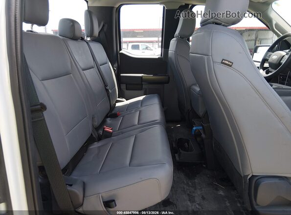 1FTEX1CB9NKF15062 2022 FORD F150 White VIN կոդի պիտակի տեսք