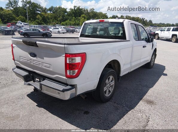 1FTEX1CB9NKF15062 2022 FORD F150 White Հետևի աջ