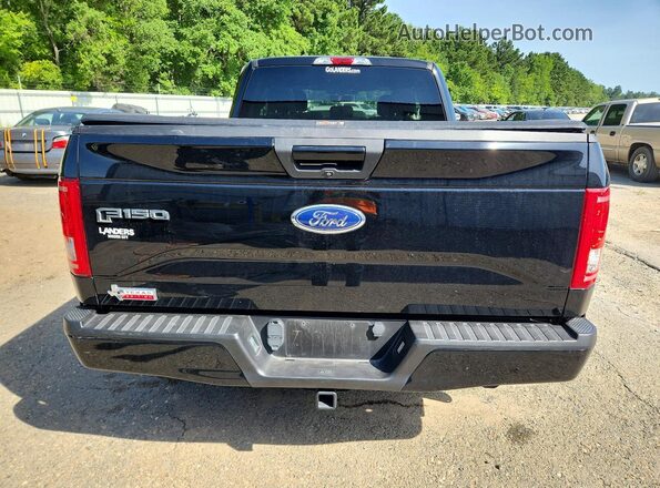 1FTEX1CF1HKE55527 2017 FORD F150 Black უკანა ხედი