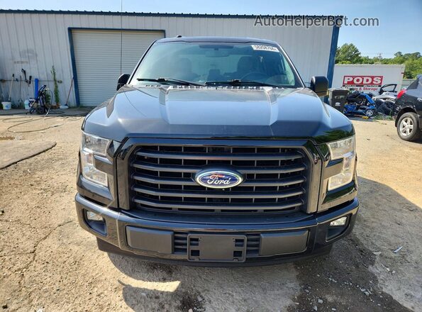 1FTEX1CF1HKE55527 2017 FORD F150 Black წინა ხედი