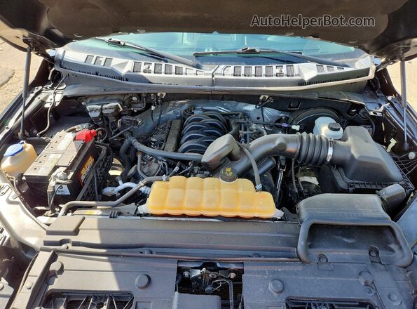 1FTEX1CF1HKE55527 2017 FORD F150 Black უკანა სალონის ხედი