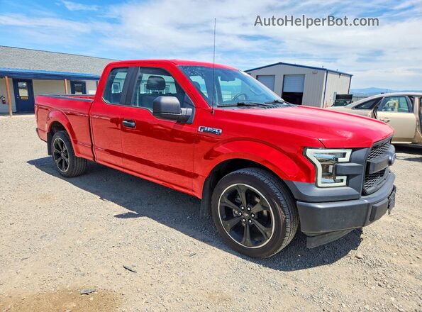 1FTEX1CF3GFB30210 2016 FORD F150 Красный Передняя правая четверть