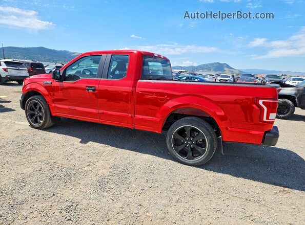 1FTEX1CF3GFB30210 2016 FORD F150 Красный Задняя левая четверть