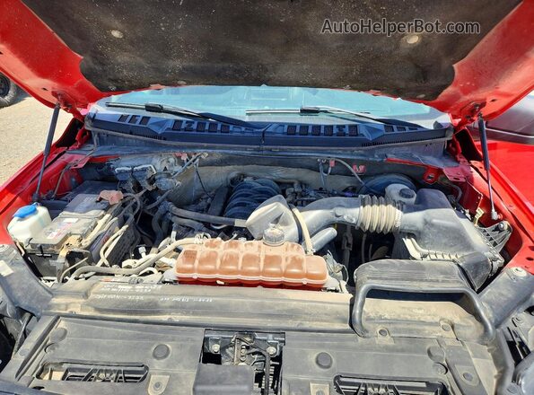 1FTEX1CF3GFB30210 2016 FORD F150 Красный Вид задней части салона