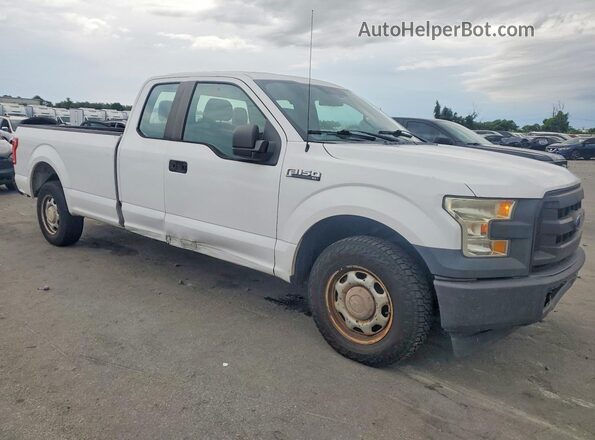 1FTEX1CF4HKC66970 2017 FORD F150 Белый Передняя правая четверть