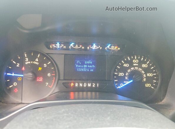 1FTEX1CF4HKC66970 2017 FORD F150 Белый Вид щитка приборов