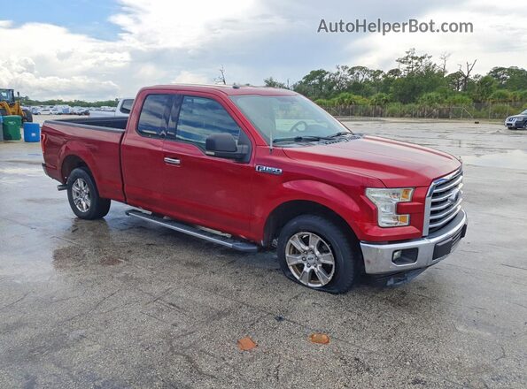 1FTEX1CF5GFC97281 2016 FORD F150 Red Front right