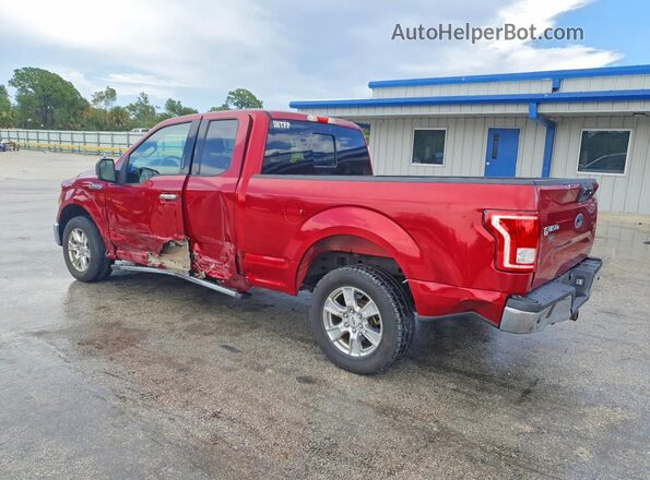 1FTEX1CF5GFC97281 2016 FORD F150 Red Rear left