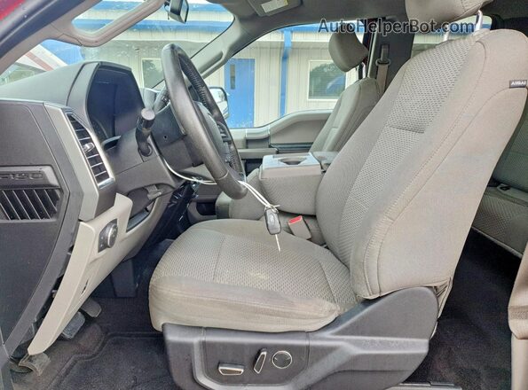 1FTEX1CF5GFC97281 2016 FORD F150 Red Front interior view