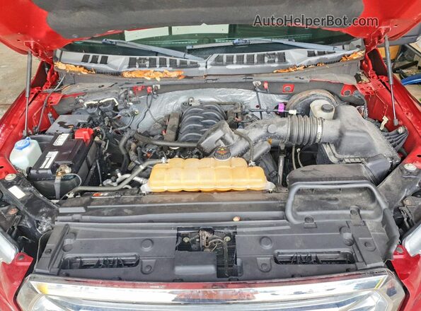 1FTEX1CF5GFC97281 2016 FORD F150 Red Rear interior view