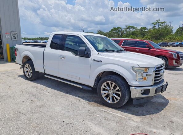 1FTEX1CF6HFB30574 2017 FORD F150 Белый Передняя правая четверть