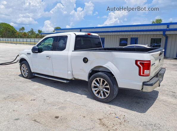 1FTEX1CF6HFB30574 2017 FORD F150 Белый Задняя левая четверть