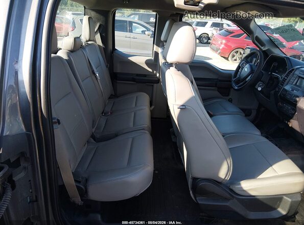 1FTEX1CF9GKD66819 2016 FORD F150 Gray VIN կոդի պիտակի տեսք