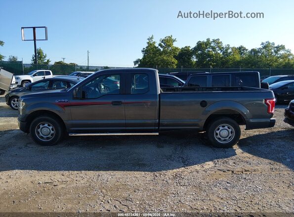 1FTEX1CF9GKD66819 2016 FORD F150 Gray Սալոնի 360 աստիճան տեսք