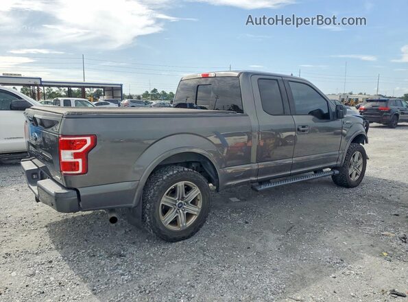 1FTEX1CG4JFB02416 2018 FORD F150 Gray Вид ззаду