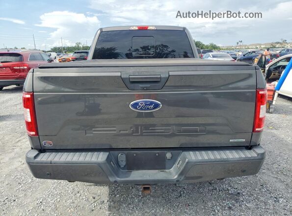 1FTEX1CG4JFB02416 2018 FORD F150 Gray Вид підкапотного простору