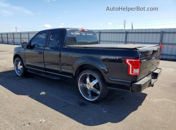 1FTEX1CP0GFB45305 2016 FORD F150 Black Front right