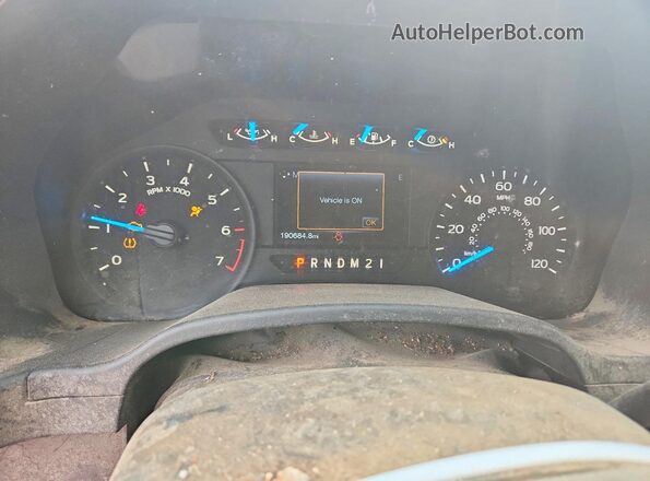 1FTEX1CP0HFC84366 2017 FORD F150 Gray Սարքավորումների վահանակի տեսք