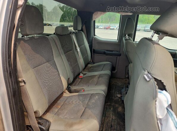 1FTEX1CP0HFC84366 2017 FORD F150 Gray Հետևի նստատեղերի տեսք