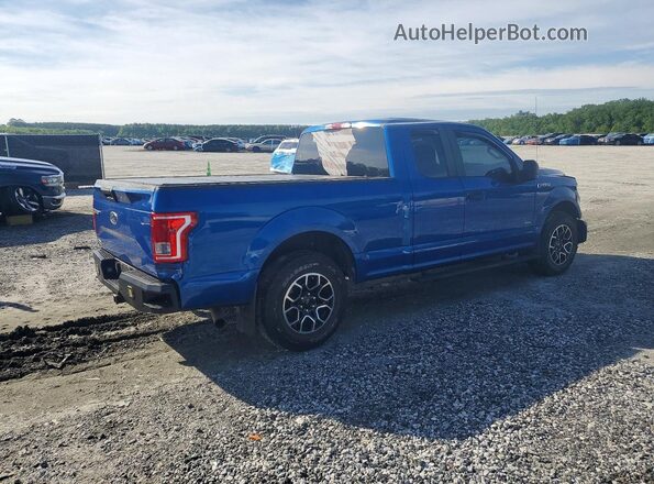 1FTEX1CP0HKE44012 2017 FORD F150 Синий Задняя правая четверть