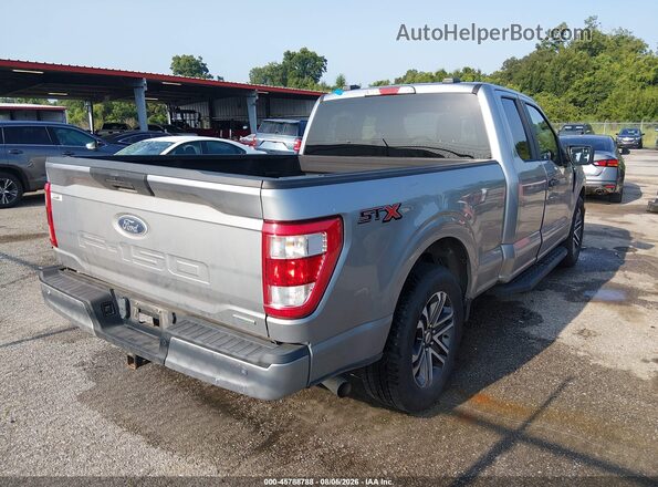 1FTEX1CP0MKD97011 2021 FORD F150 Silver Trasero derecho