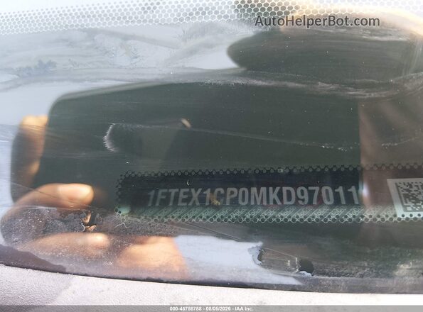 1FTEX1CP0MKD97011 2021 FORD F150 Silver Vista del compartimento del motor