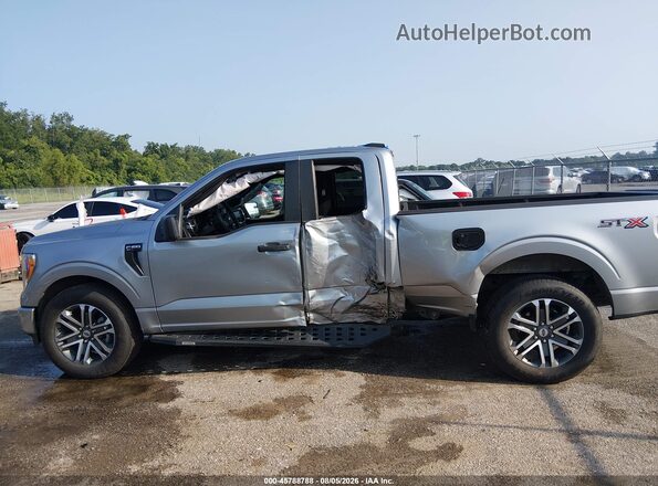1FTEX1CP0MKD97011 2021 FORD F150 Silver Vista interior de 360 grados