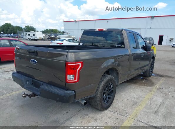 1FTEX1CP1GFD01576 2016 FORD F150 Коричневый Задняя правая четверть