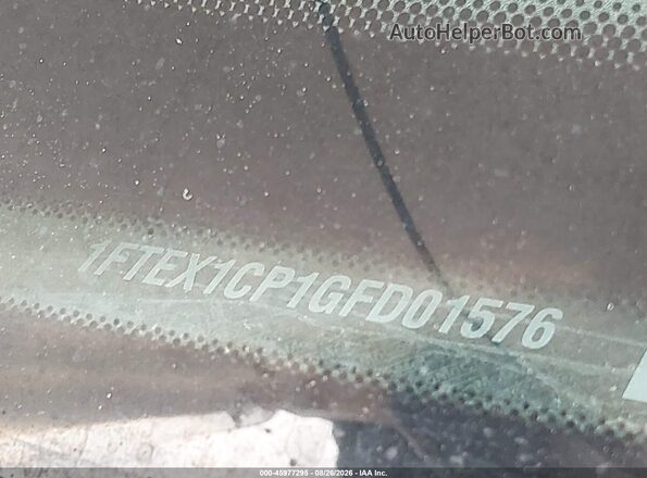 1FTEX1CP1GFD01576 2016 FORD F150 Коричневый Вид подкапотного пространства