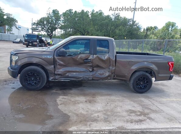 1FTEX1CP1GFD01576 2016 FORD F150 Коричневый Панорамный вид салона 360°