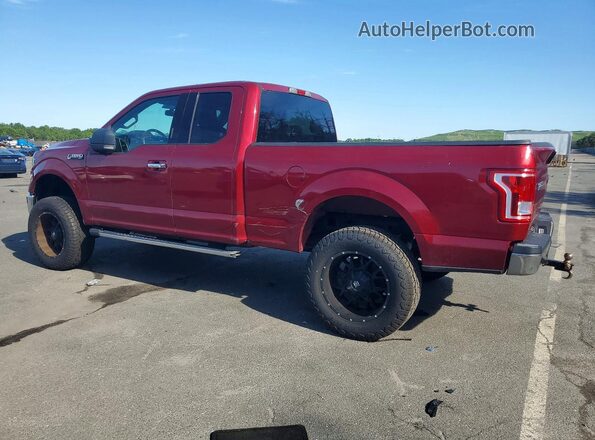 1FTEX1CP1GFD30625 2016 FORD F150 Red Հետևի ձախ