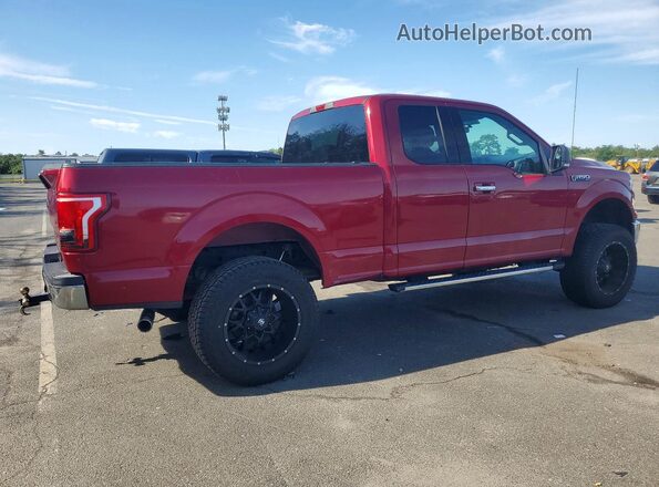 1FTEX1CP1GFD30625 2016 FORD F150 Red Հետևի աջ