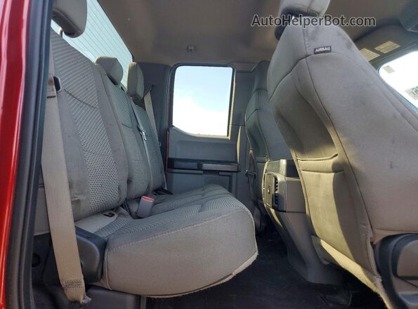 1FTEX1CP1GFD30625 2016 FORD F150 Red Հետևի նստատեղերի տեսք