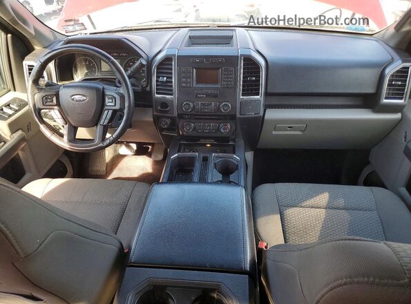 1FTEX1CP1GFD30625 2016 FORD F150 Red Առջևի վահանակի տեսք