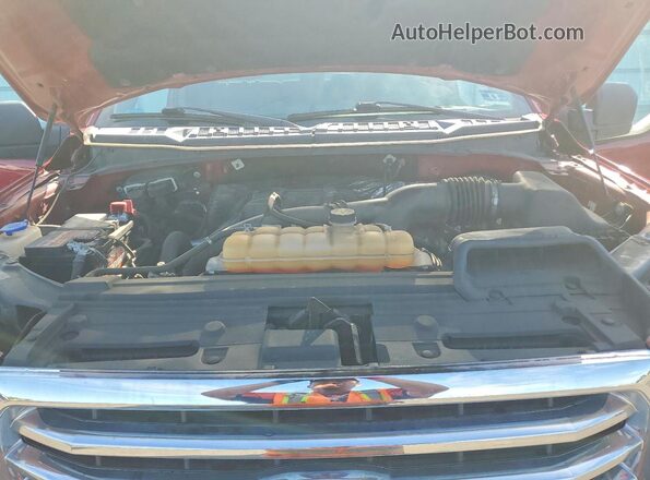 1FTEX1CP1GFD30625 2016 FORD F150 Red Սալոնի հետևի տեսք