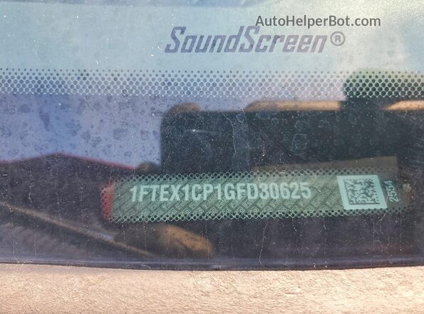 1FTEX1CP1GFD30625 2016 FORD F150 Red Շարժիչի բաժամունքի տեսք