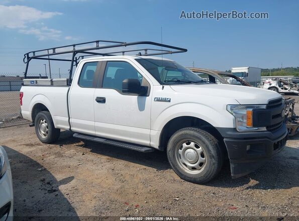1FTEX1CP1LKD83844 2020 FORD F150 White Rear interior view