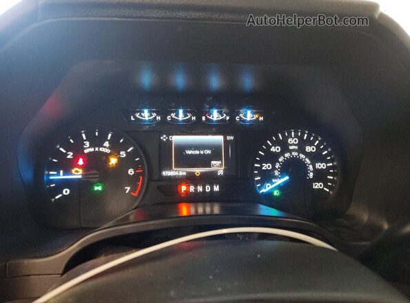 1FTEX1CP1LKD83858 2020 FORD F150 White Вид щитка приладів
