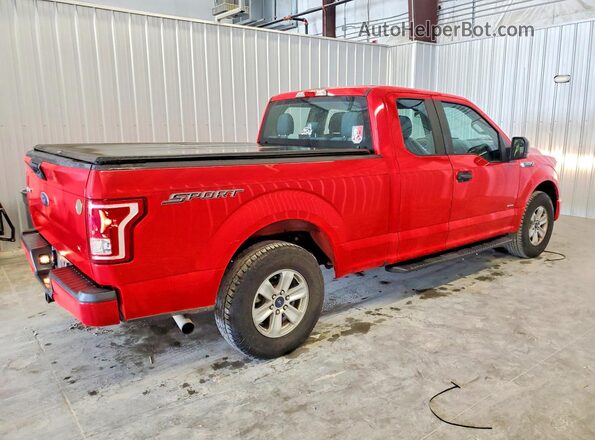 1FTEX1CP2GKE70349 2016 FORD F150 Red Հետևի աջ