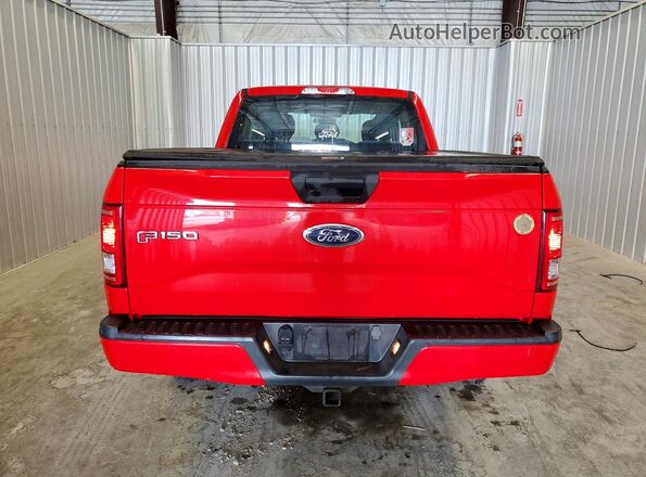 1FTEX1CP2GKE70349 2016 FORD F150 Red Հետևի տեսք