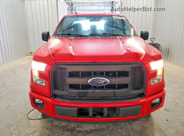 1FTEX1CP2GKE70349 2016 FORD F150 Red Դիմացի տեսք