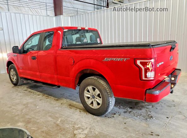 1FTEX1CP2GKE70349 2016 FORD F150 Red Հետևի ձախ