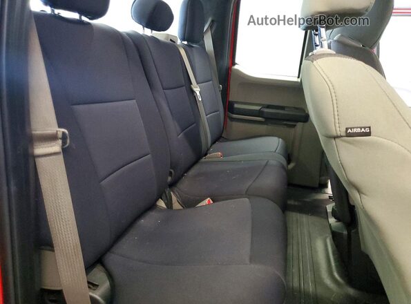 1FTEX1CP2GKE70349 2016 FORD F150 Red Հետևի նստատեղերի տեսք