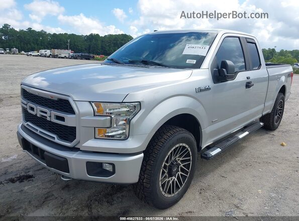 1FTEX1CP2HFB98363 2017 FORD F150 Gray Przód lewy